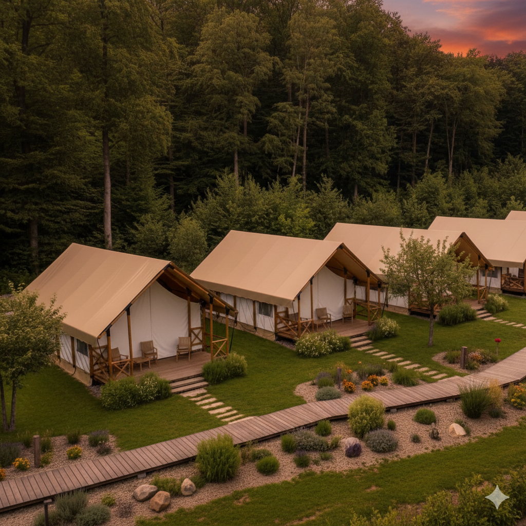 Luxury Mushroom Tent Exterior