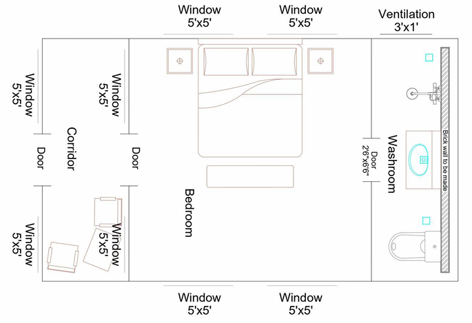 36x18 Floor Plan