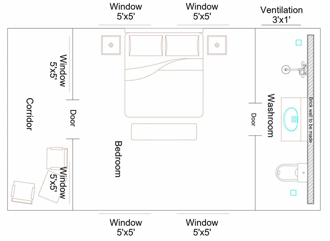 36x18 Floor Plan