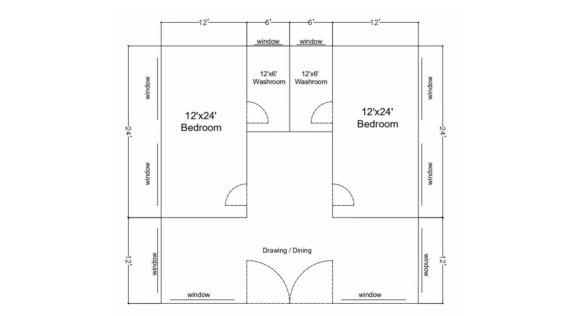 25x50 Floor Plan
