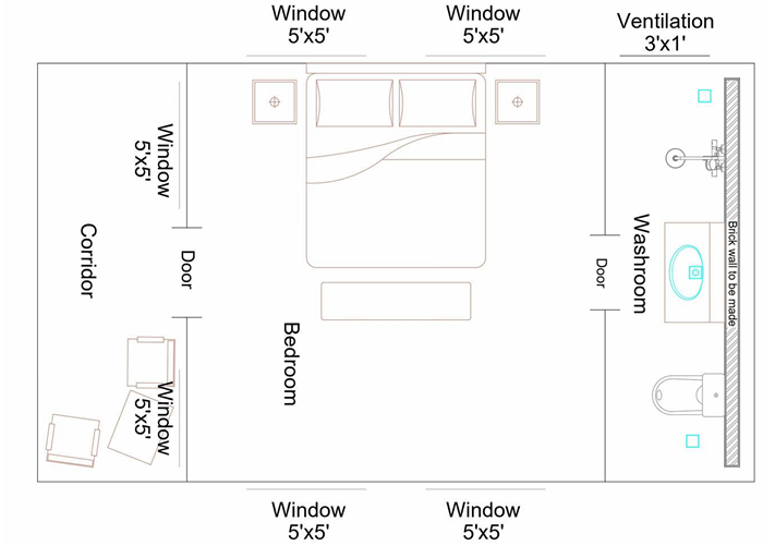 36x18 Floor Plan