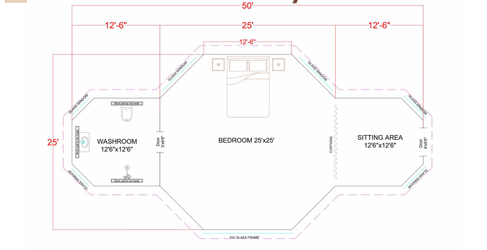 36x18 Floor Plan